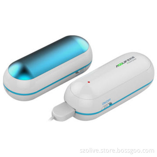 Battery power bank flashlight with hand warmer
